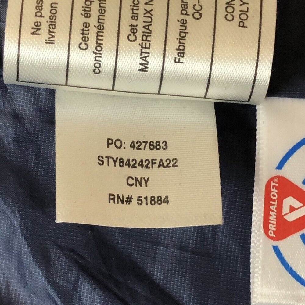 Patagonia Mens Nano Puff Zip Promo Vest Big Sur Blue Size Small Outdoor Travel - Picture 7 of 11